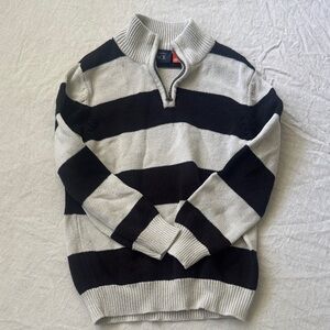 The Children's Place Black and White Striped Sweater